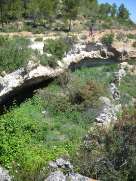 Barranco y arroyo de Las Parideras  en el AB-PR 08