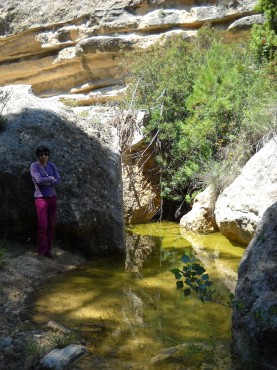 Barranco y arroyo de Las Parideras  en el AB-PR 08